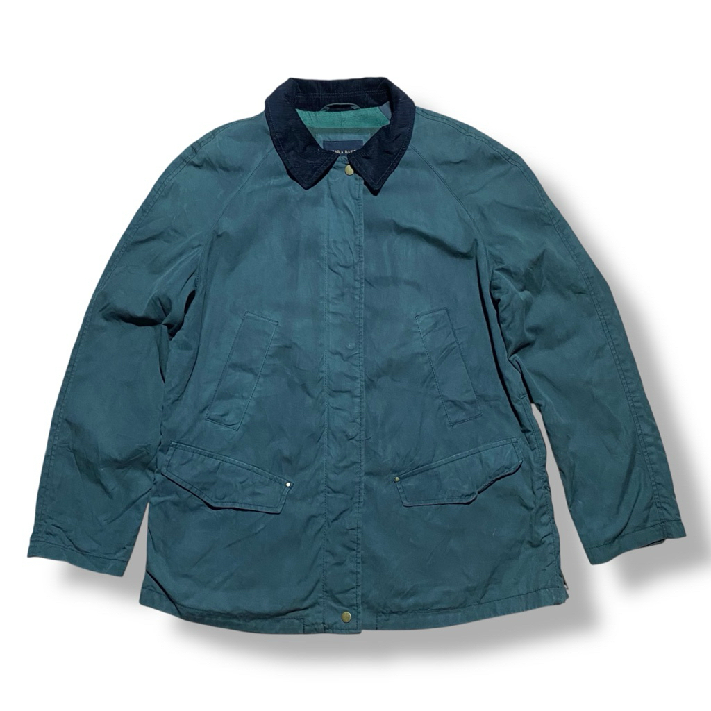 Zara Basic  OG Outer Work Jacket Canvas