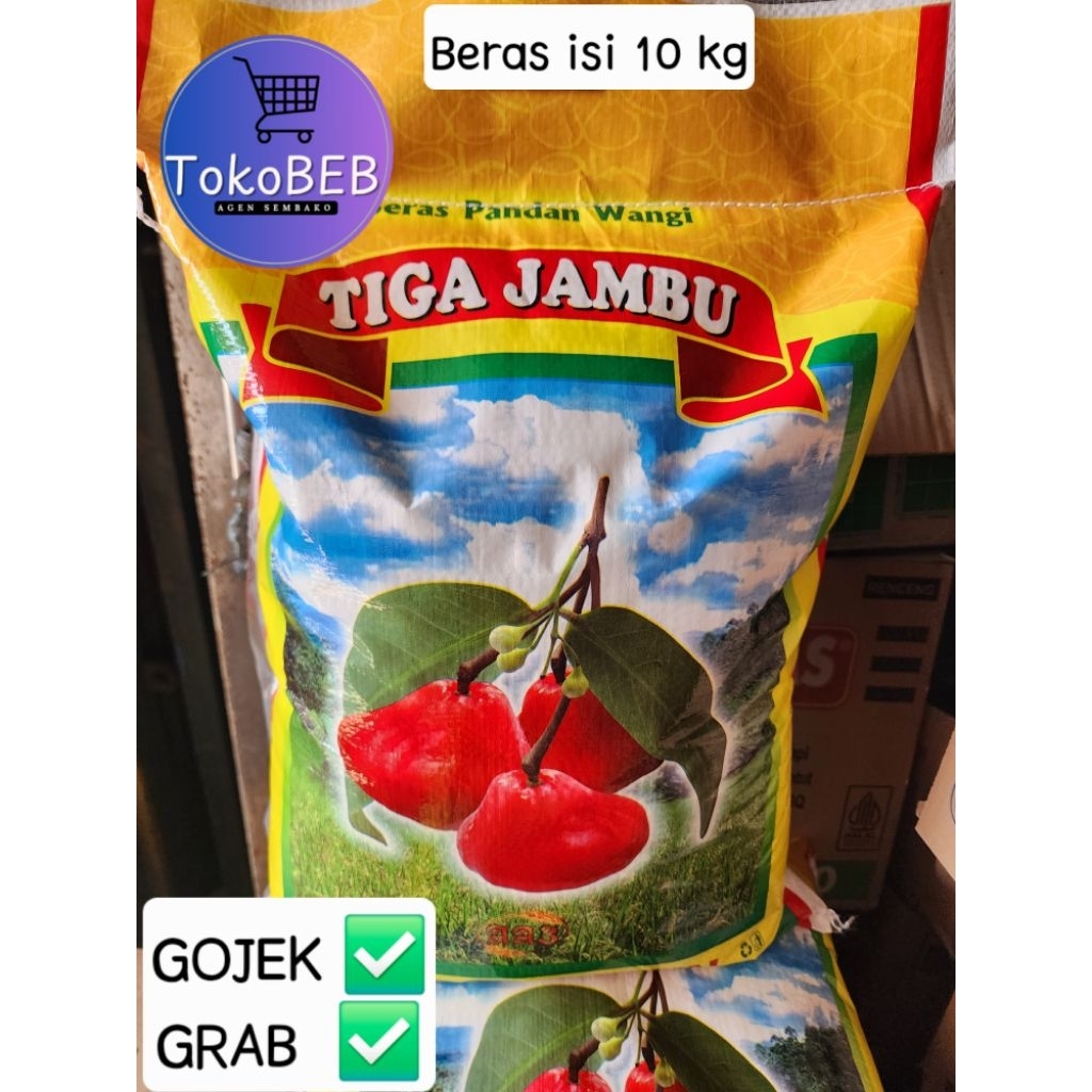 

BERAS TIGA JAMBU 10 kg Pandan Wangi