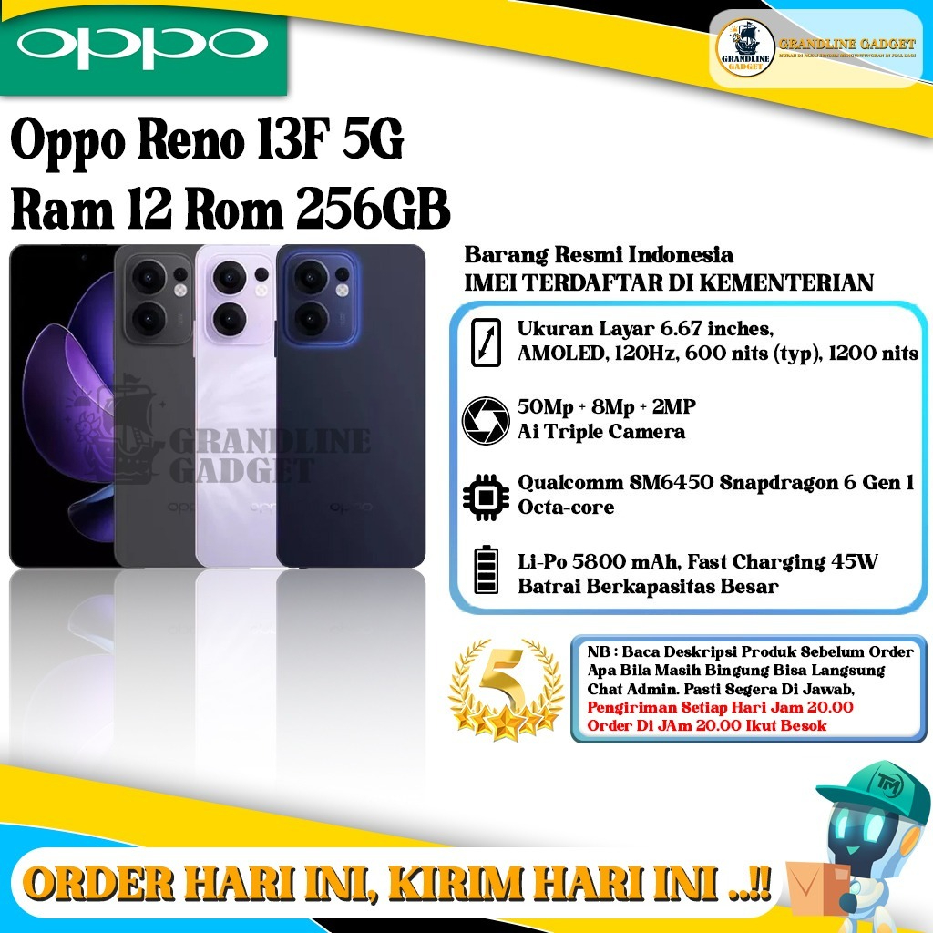 0 P P 0 Reno 13F 5G Ram 12 Rom 256GB