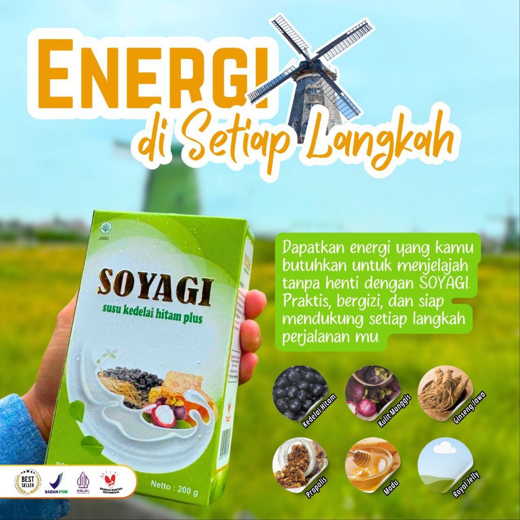 

Susu Diet ENAK dengan Soyagi Susu kedelai Hitam - Langsing Tanpa RIBET