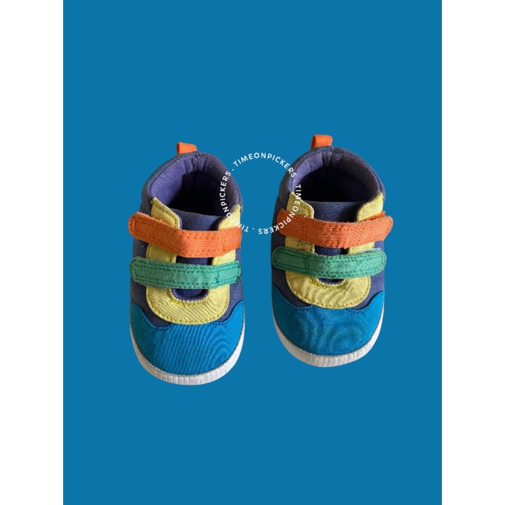 preloved mothercare colourblock pram trainer baby shoes