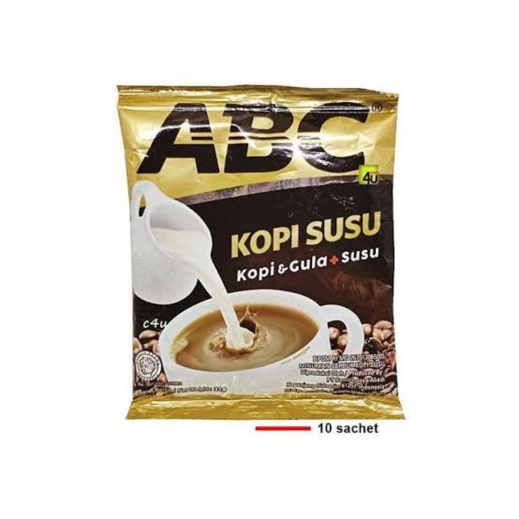 

ABC susu 1renceng- isi 10saset