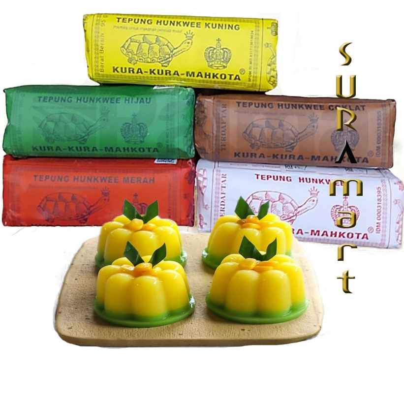 

(5 pcs x 95 gr) HONGKWE Tepung Hungkwe Merk KURA-KURA Aneka Warna Maizena