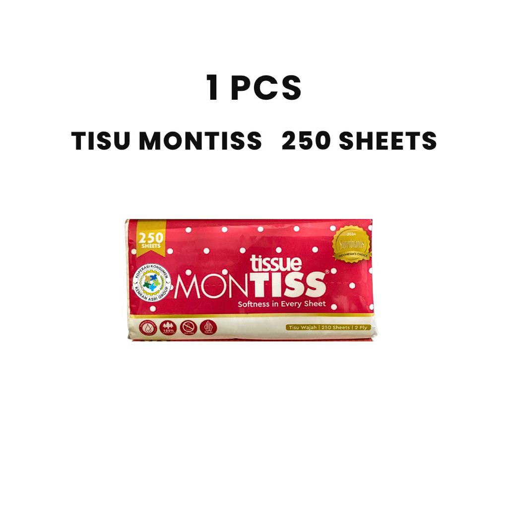 Montis Facial Tissue 250 Sheets