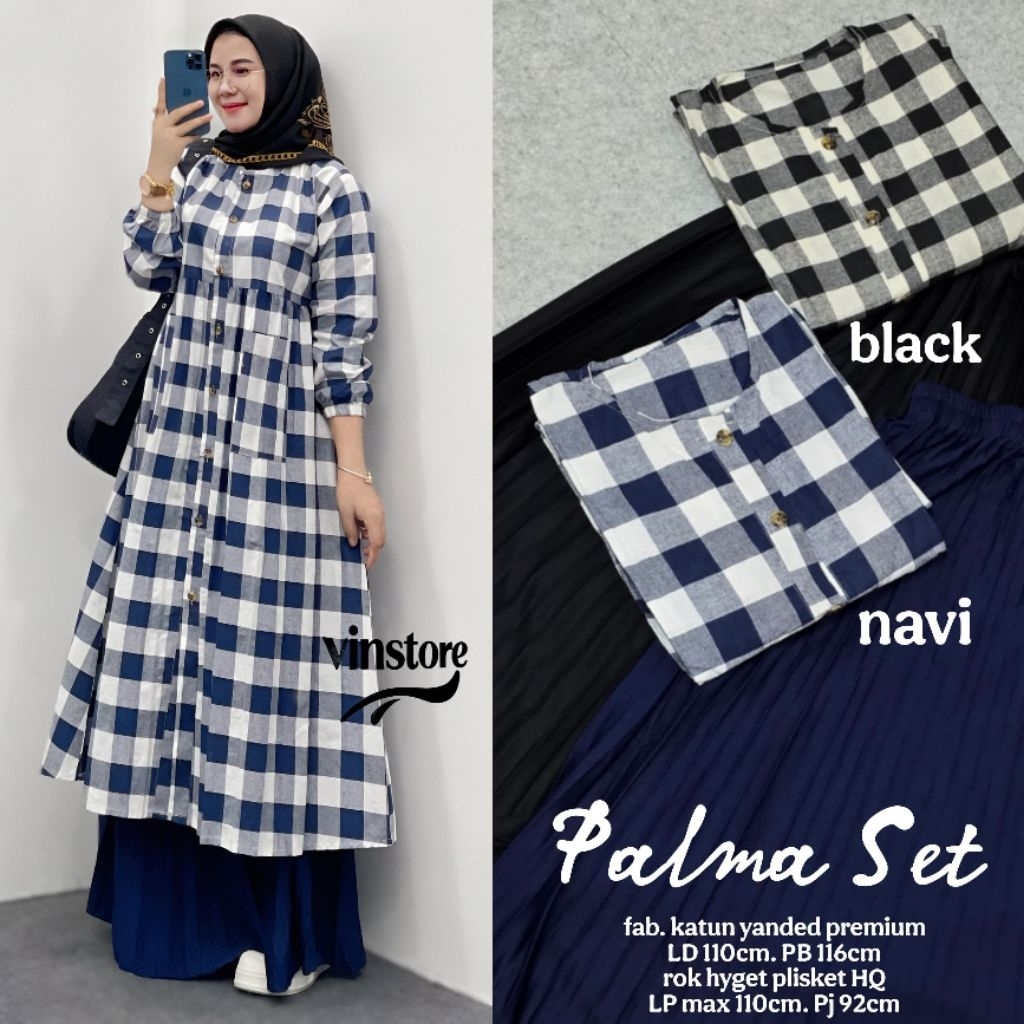 palma set warna navy