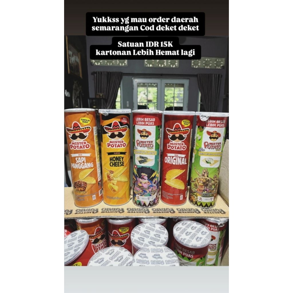 

Mister Potato kripik kentang 106 gram