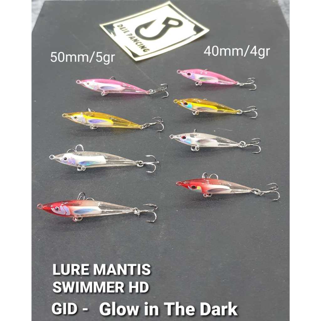 LURE MANTIS SHRIMP SWIMMER HD - GID Glow In The Dark