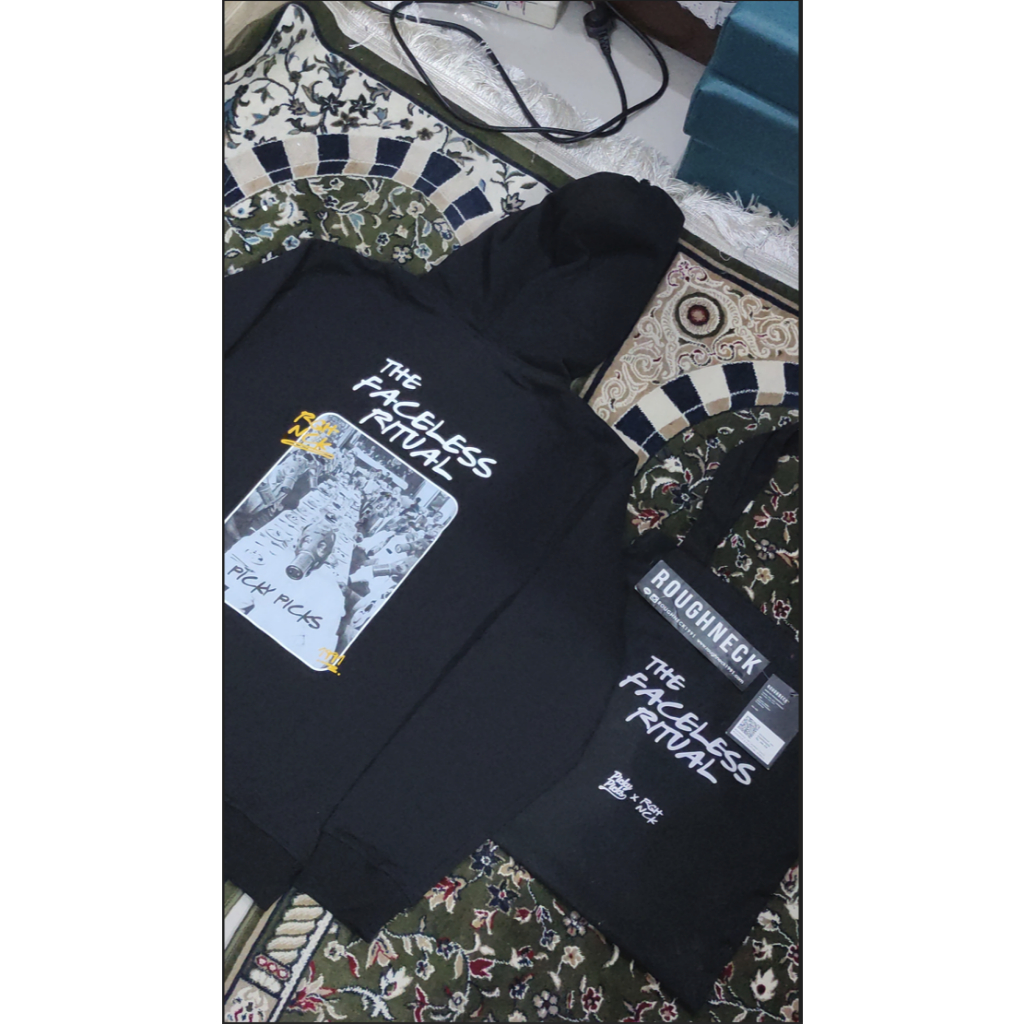 (LIMITED) Hoodie THE FECELESS RITUAL Roughneck X Bimopd Picky Piks + Totebag (PROMO)