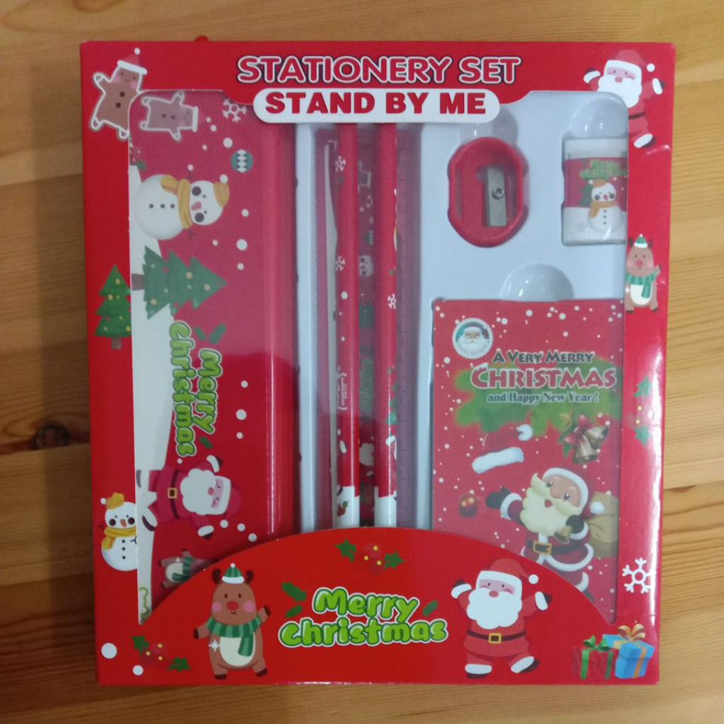 

paket atk lengkap natal/atk set lengkap/stationery set