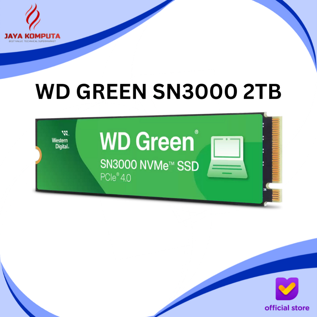 SSD WD Green SN3000 2TB M.2 NVMe PCIe Gen4
