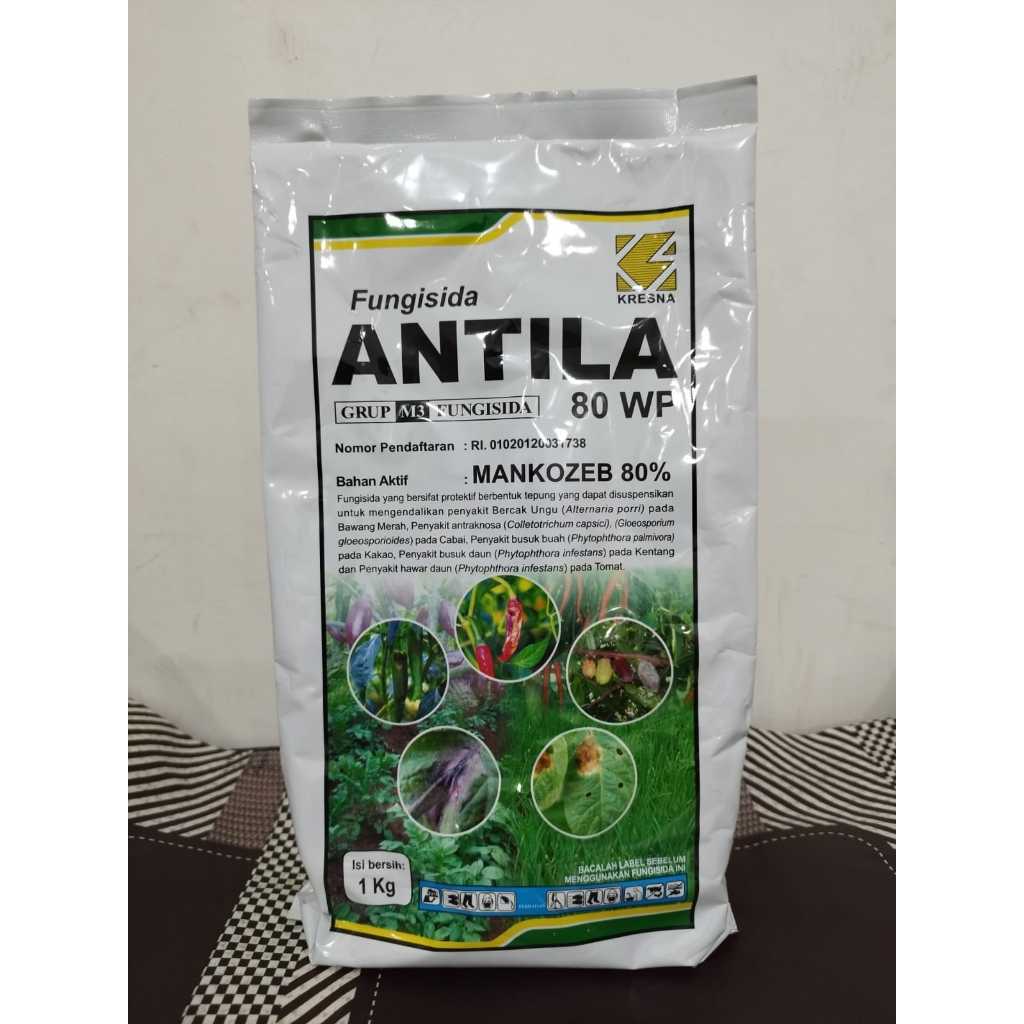 

ANTILA 80 WF fungisida 1kg bahan aktif Mankozeb