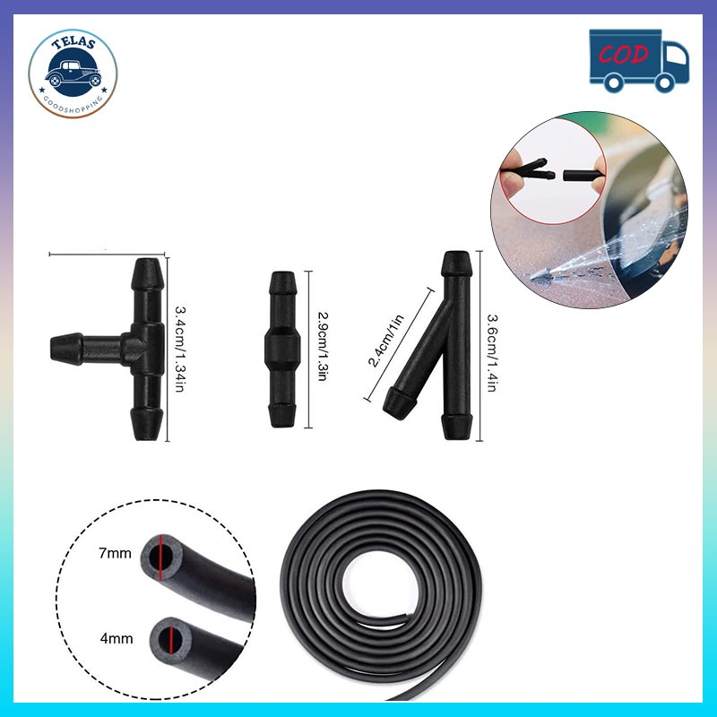 Air Wiper Kaca Mobil Slang Konektor Wiper Air Mobil Selang Air Wiper Selang Sambungan Wiper Kaca Dep