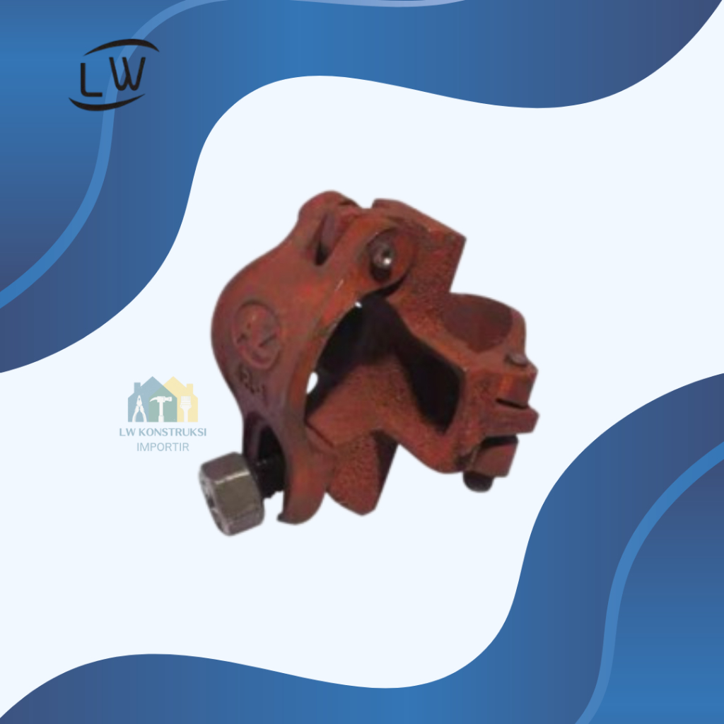 KLEM PIPA SCAFFOLDING MATI / CLAM SWIVEL SCAFFOLDING BAHAN BESI TEBAL