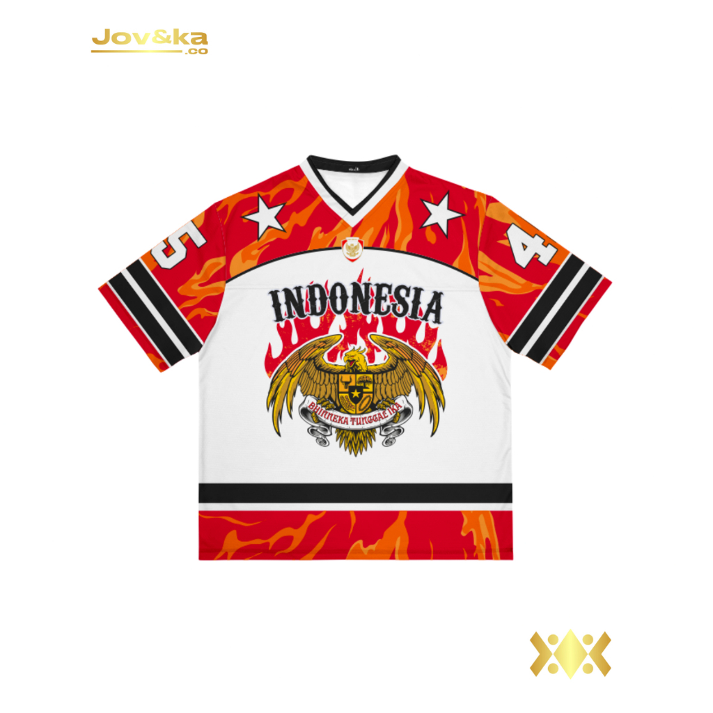Jov&ka Jersey Streetwear Indonesia 45 / Jersey Vintage / Jersey Hockey / Jersey Retro / Jersey Rugby