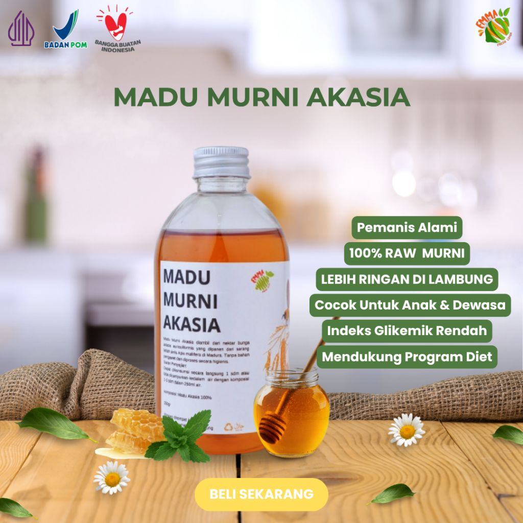 

Madu Akasia Asli Murni 350 Gram by EmmaFreshLemon