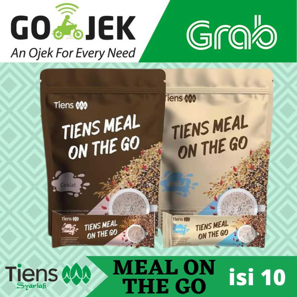 

Minuman Sereal Tinggi Nutrisi Tiens Meal on The Go Menahan Lapar