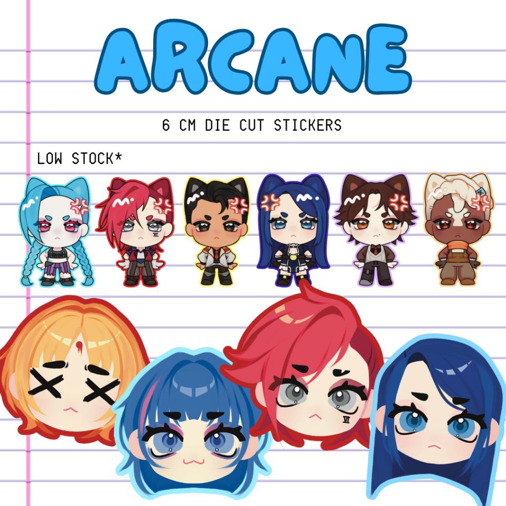 

[ ARCANE ] STIKER DIE CUT || DIE CUT STICKERS