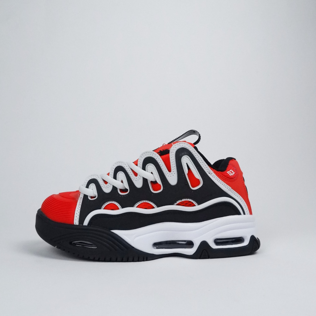 Osiris Shoes D3 Black Red White Bnib