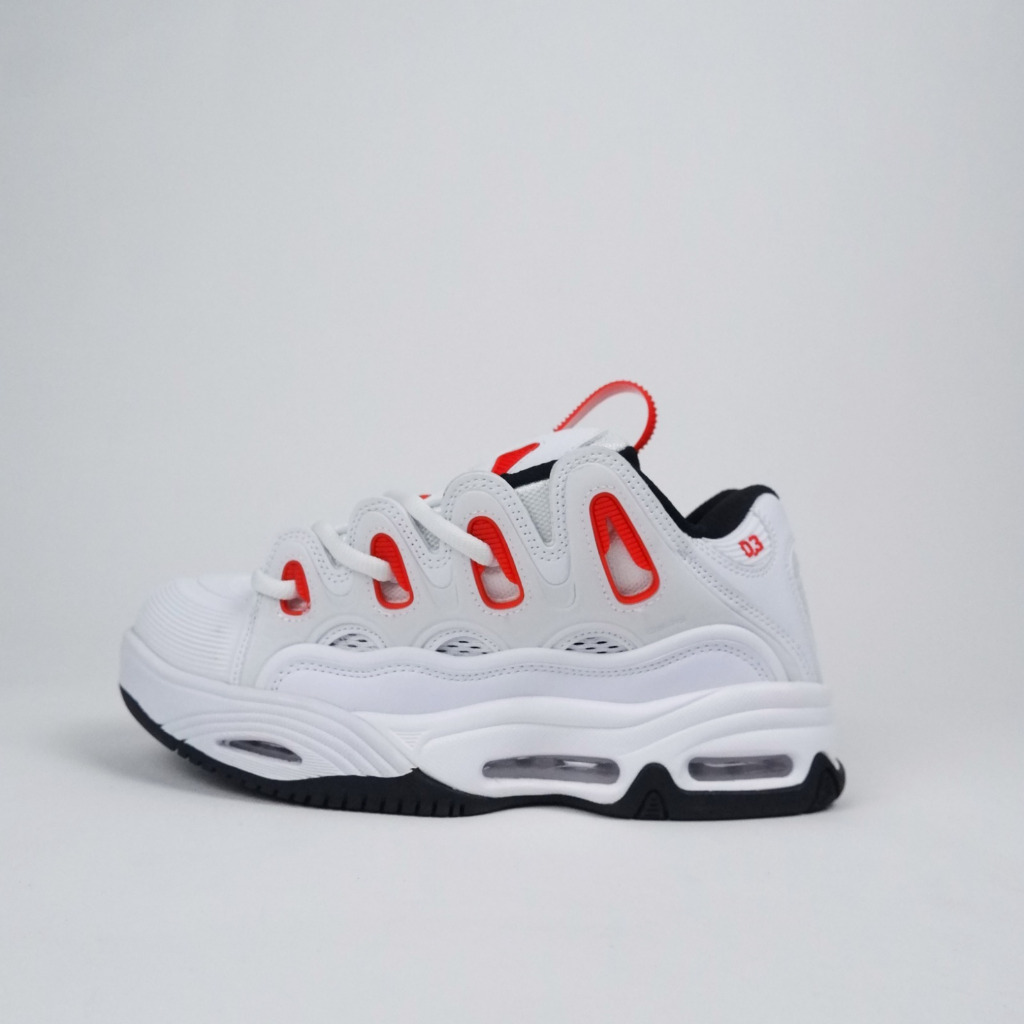 Osiris Shoes D3 White Red Bnib