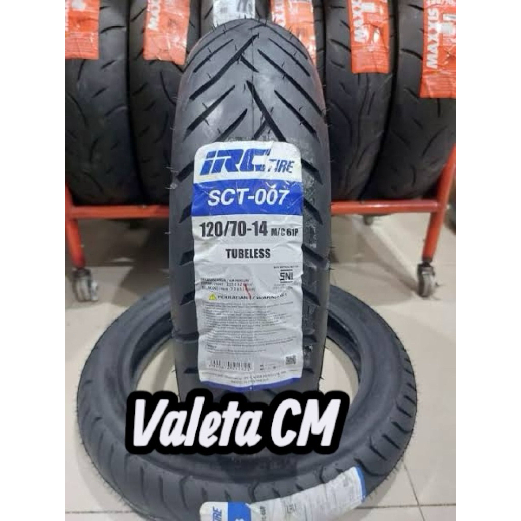 BAN BELAKANG PCX 150 SIZE 120-70-14 TUBLES IRC