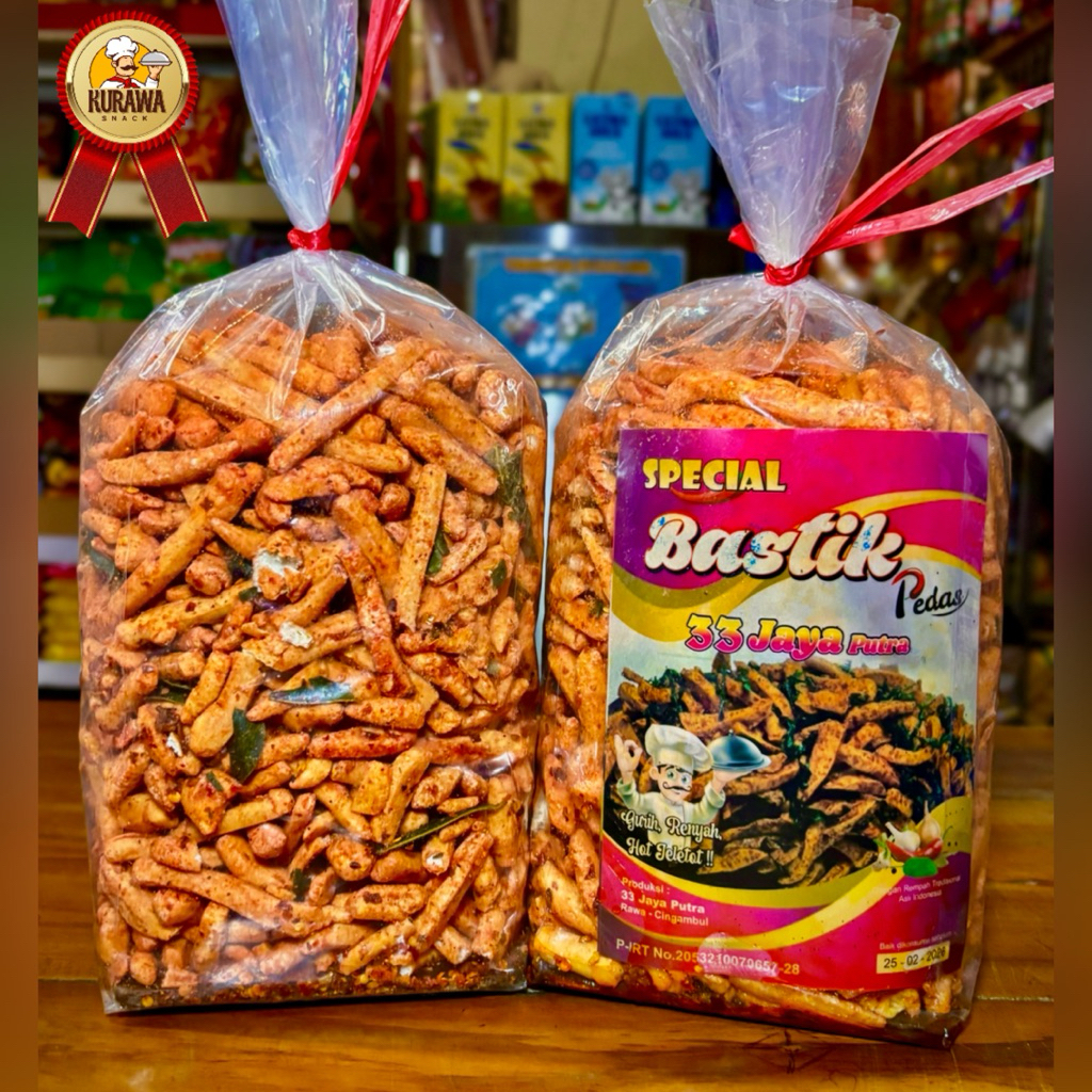 

Basreng stik pedas daun jeruk baso goreng pedas kriuk cemilan snack pedas gurih