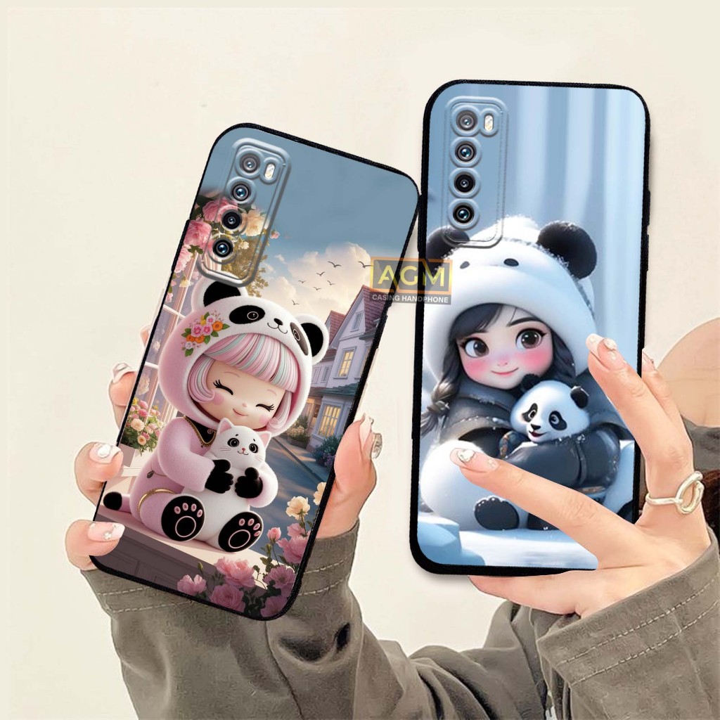Case Huawei Nova 7- Case hp Procamera Terbaru - casing Hp Huawei Nova 7 [Motif Cartoon Girl] - AGM C