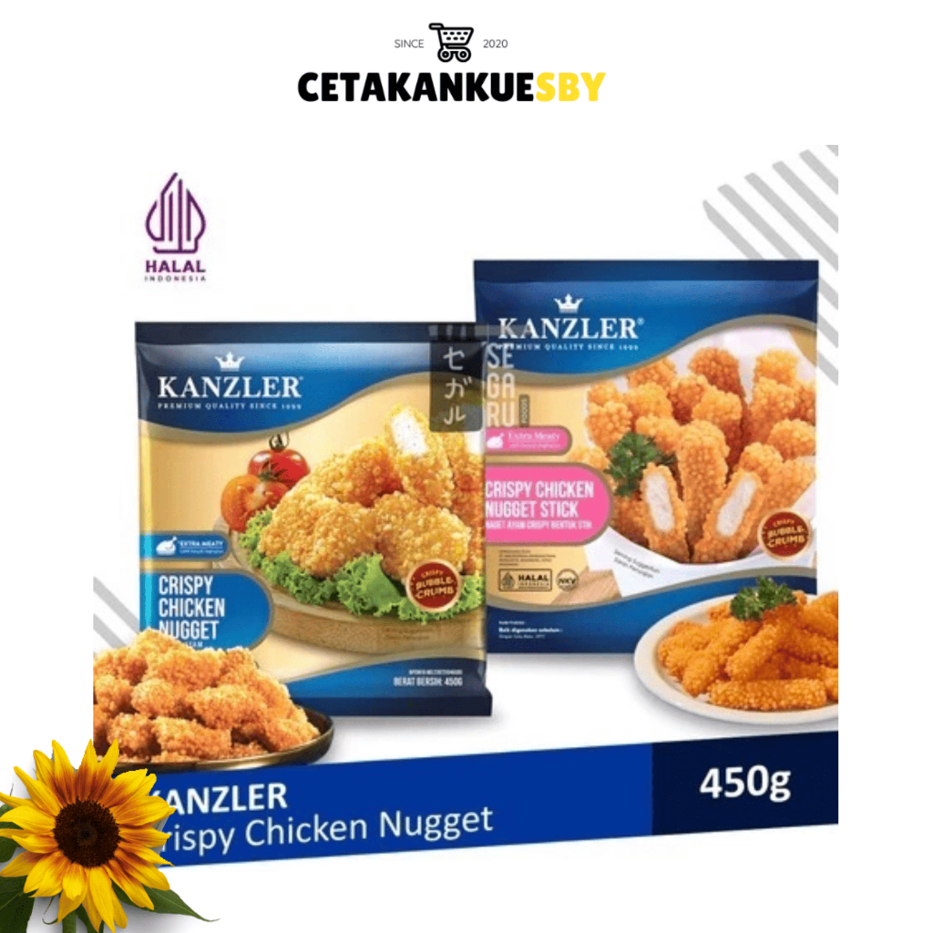 

(CKS) Kanzler Chicken Nugget Spicy Stick Original Crispy 450gr
