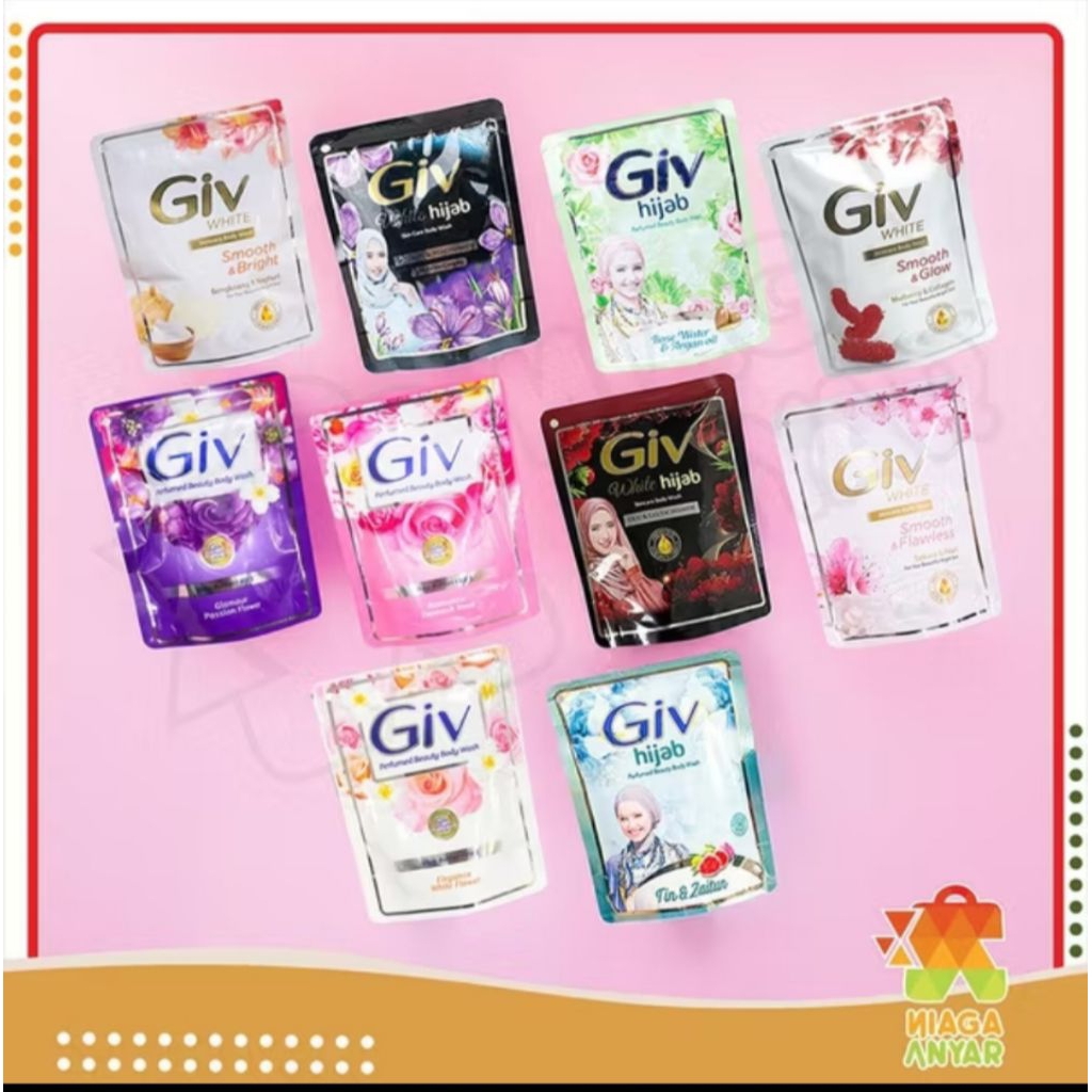 Sabun GIV Cair 60 ML /GIV Body Wash 60 ML / Sabun Giv Cair 60 Ml