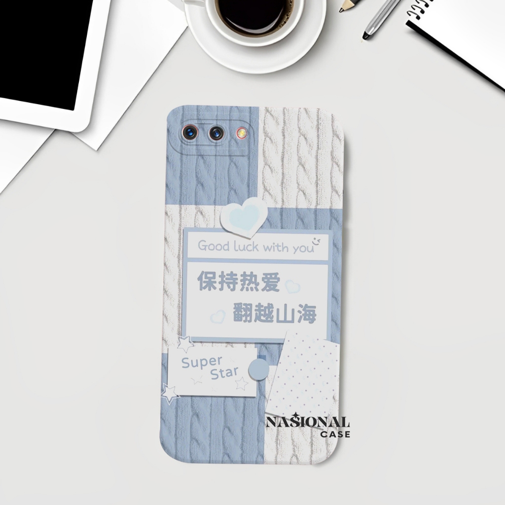 Case HP OPPO A3S / Realme C1 / OPPO A1K / Realme C2 Motif Rajut - Case Kekinian - Case Procamera - P