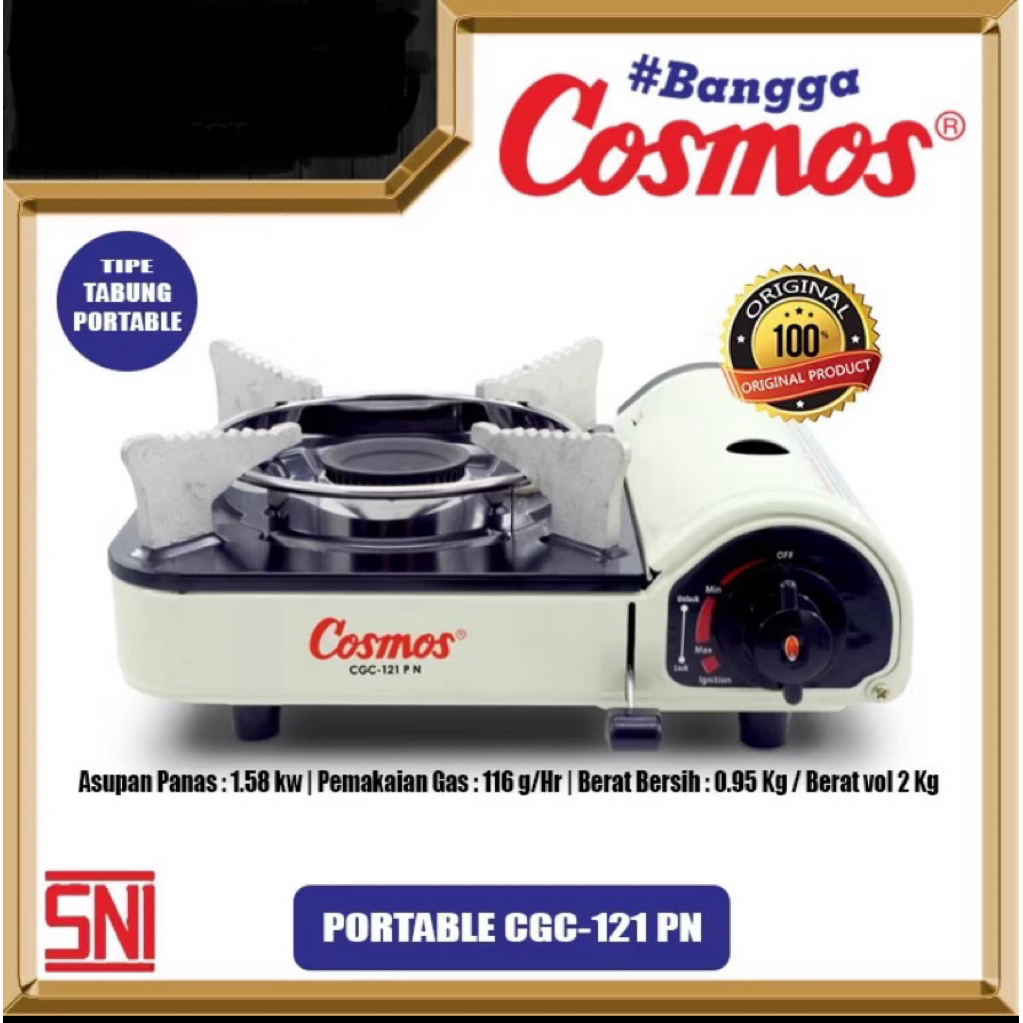 Cosmos Kompor Gas Portable CGC 121 PN / Kompor Gas Piknik 121PN Cosmos