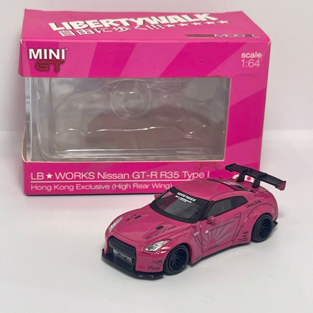 Mini GT 29 LBWK Nissan GTR R35 Hongkong Exclusive Pink