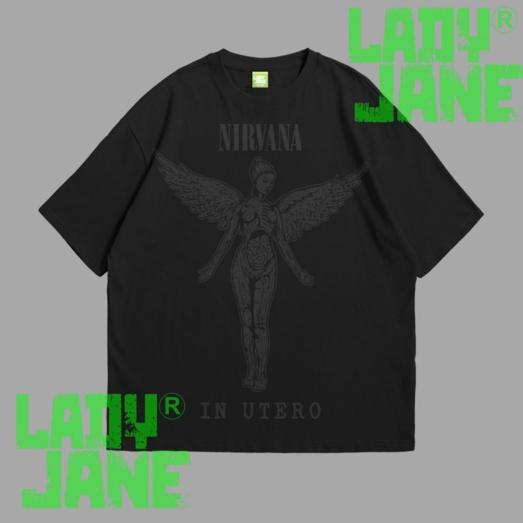 LADYJANE NIRVANA IN UTERO TSHIRT OVERSIZE BAND