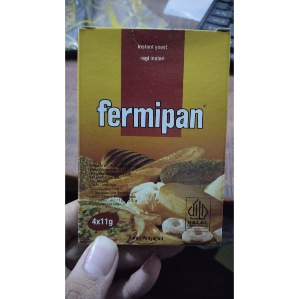 

FERMIPAN RAGI INSTAN 11G 4 SACHET