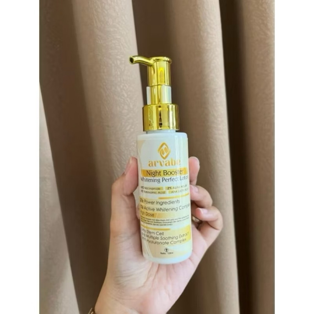 LOTION MALAM DOSTING BPOM/LOTION NIGHT BOOSTER WHITENING PERFECT LOTION ARVABE BPOM