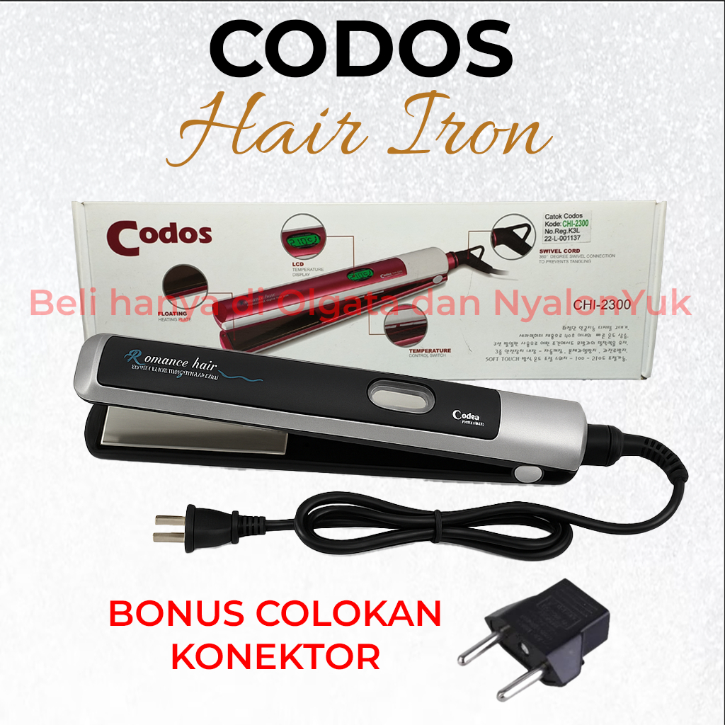 CATOK CODOS ROMANCE HAIR CATOKAN ION SMOOTHING FLAT IRON