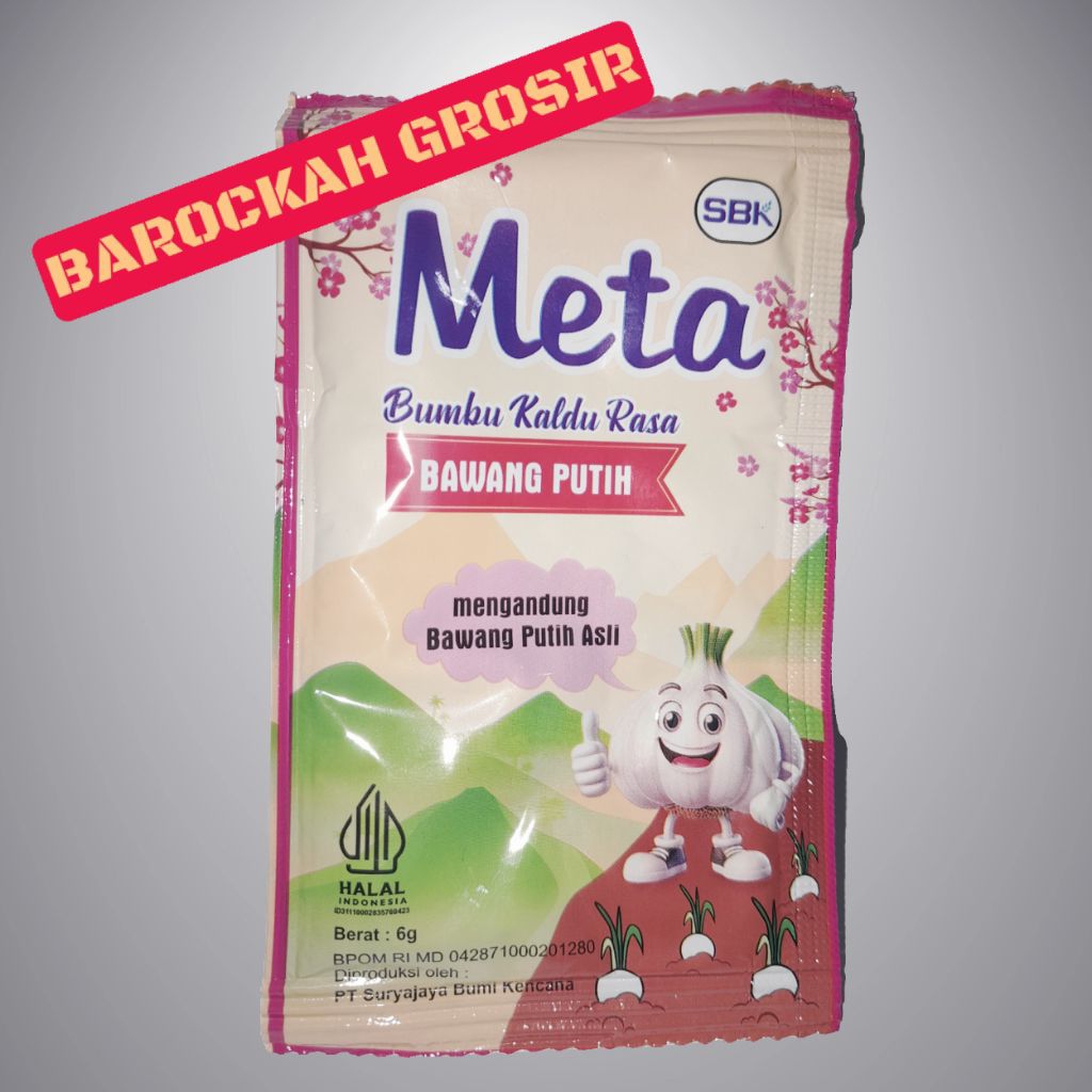 

Kaldu Bawang Meta 6 gram