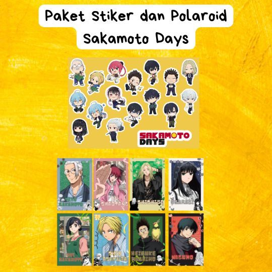 

Sticker Sheet Sakamoto Days ANime