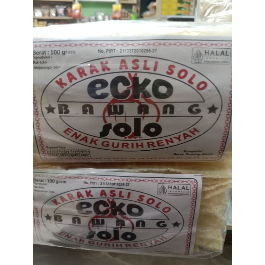

Karak Beras Ecko isi 5 Pack