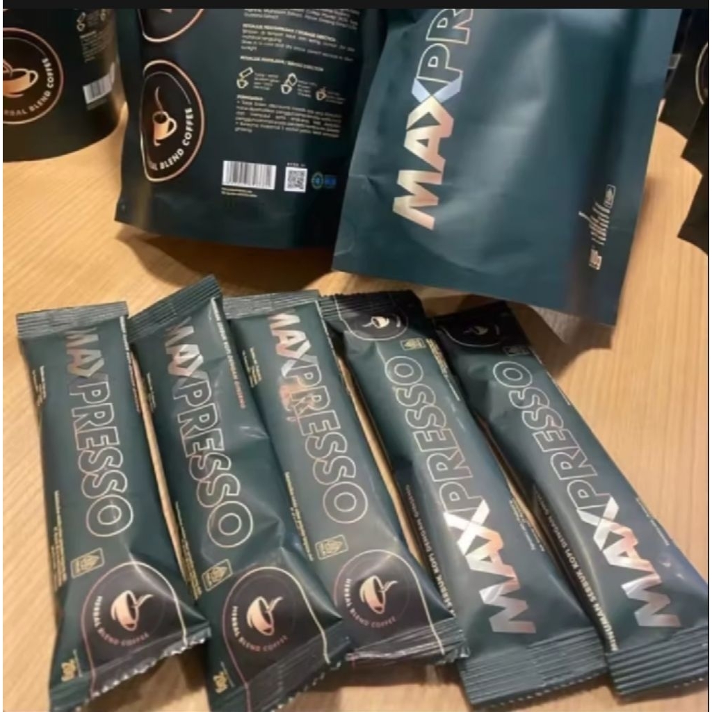 

Maxpresso Hwi Original 100% Kopi Ginseng 1 Pouch Isi 5 Sachet