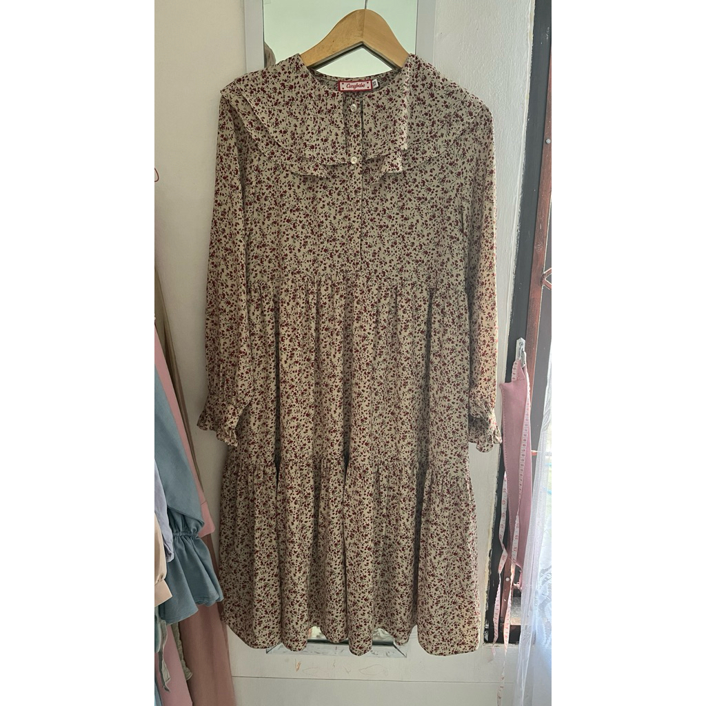 TUNIK DRESS SAILOR BUNGA BUNGA NAGITA KOREAN STYLE