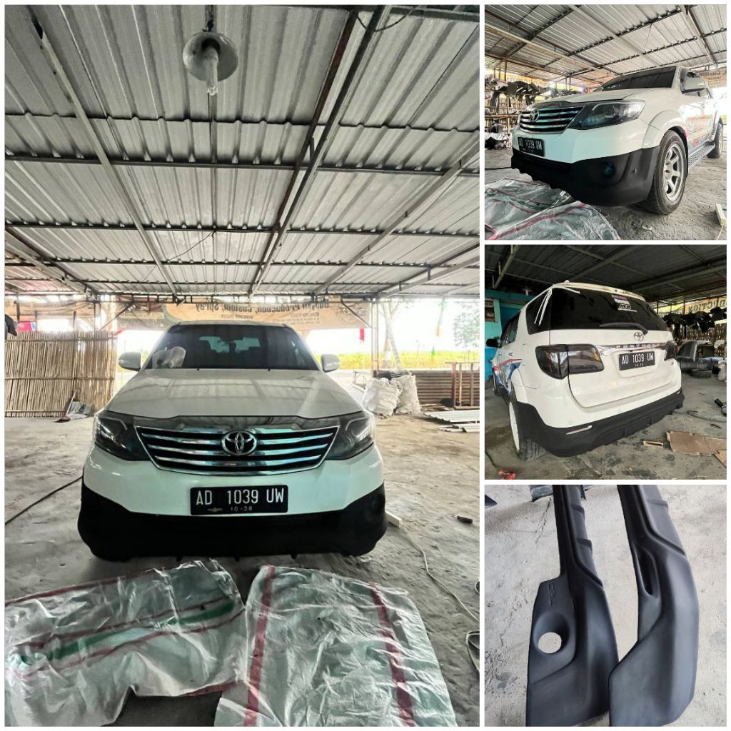 AKSESORIS BEMPER MOBIL bodykit Fortuner TRD 2012-2015 TER lj Kualitas Grade A Kuat-tebal-Lentur