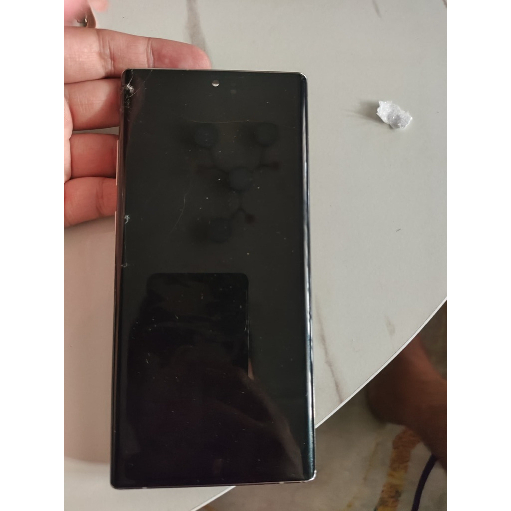 LCD samsung note 10 plus ori cabutan, kondisi sesuai foto