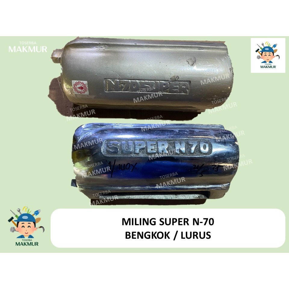 Miling Super N70 Bengkok/belok Lurus kentongan milling