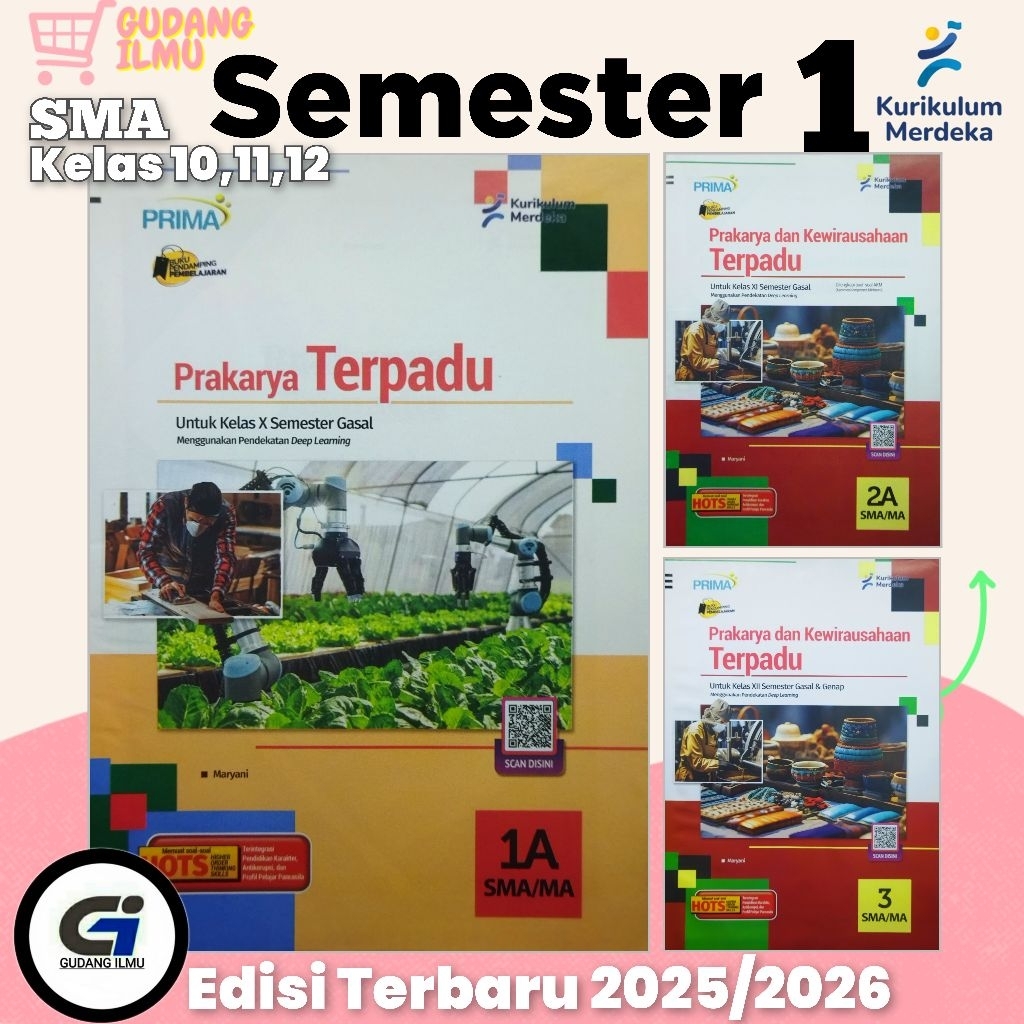 LKS PRAKARYA DAN KEWIRAUSAHAAN / PKWU SMA/MA KELAS 10 11 12 SEMESTER 1 Kurikulum merdeka Deep learni