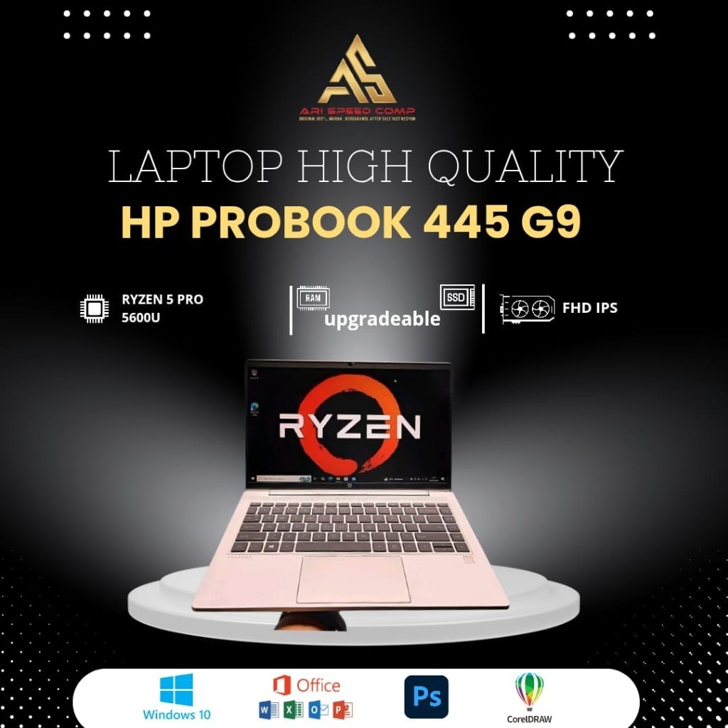 HP PROBOOK 445 G8 AMD RYZEN 5 PRO 5600U/ 16GB RAM/ 1TB SSD/ RADEON VEGA