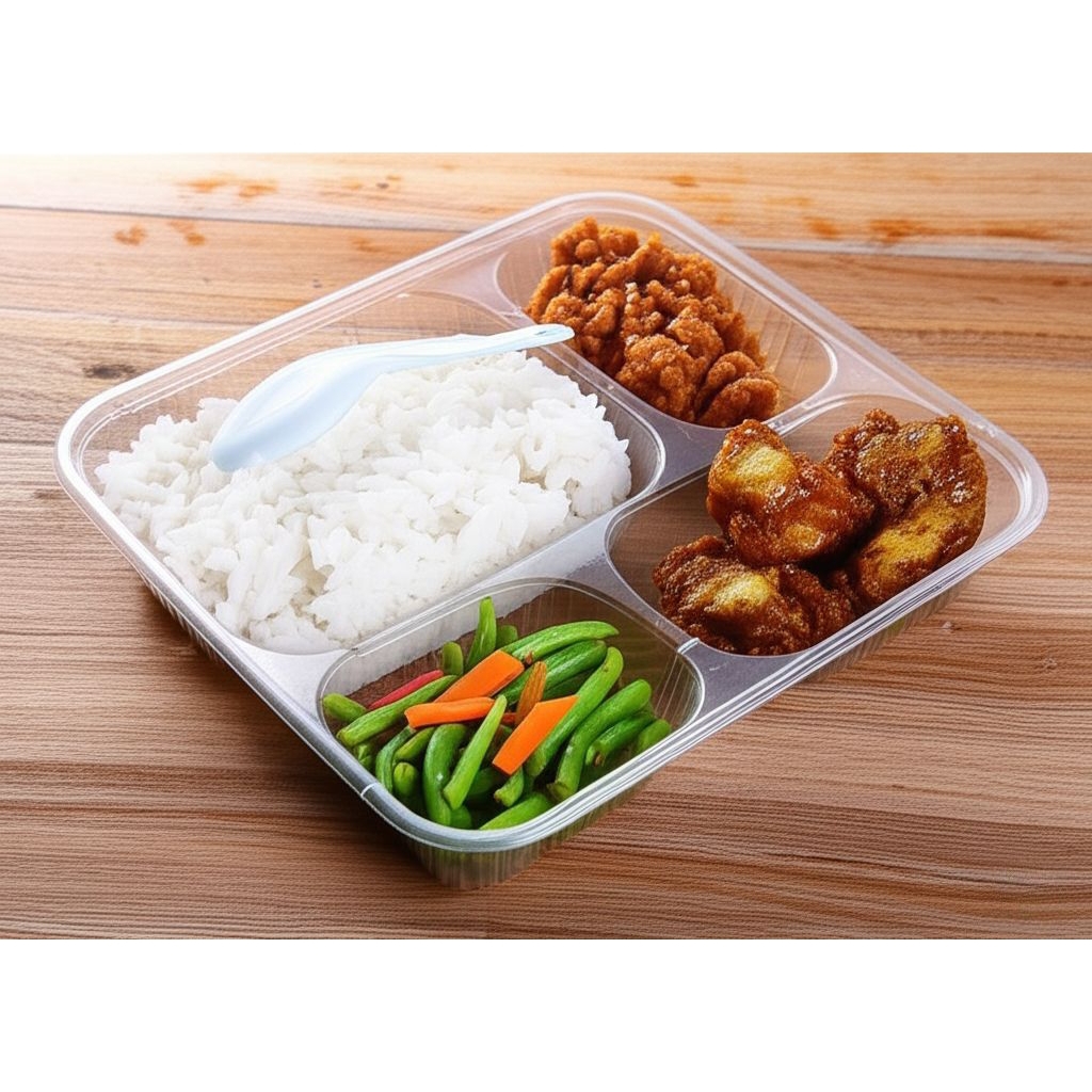 

Nasi Box Catering Nasi + Daging + Sayuran + Tempe Orek Asam Manis | Minimal 10 Box | Terima Pesanan Acara | Harga Terjangkau