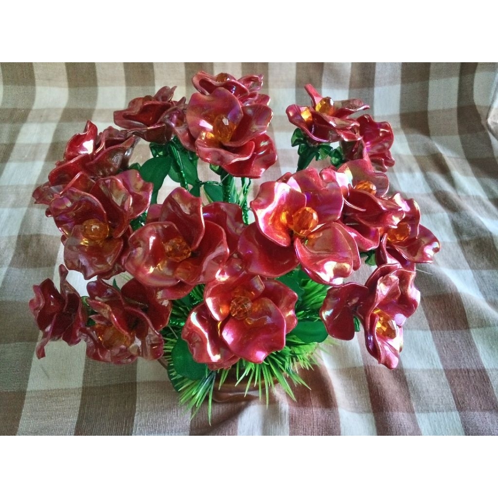 Bunga Tangkai Bahan Akrilik