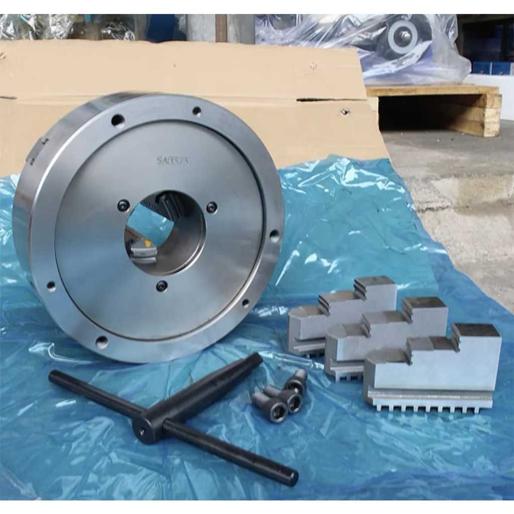 Bamboogrove_ Chuck Bubut 8 Inch (3 Jaw) / Claw Bubut / Catok Kepala Bubut (Bola Dunia) 8 Inch