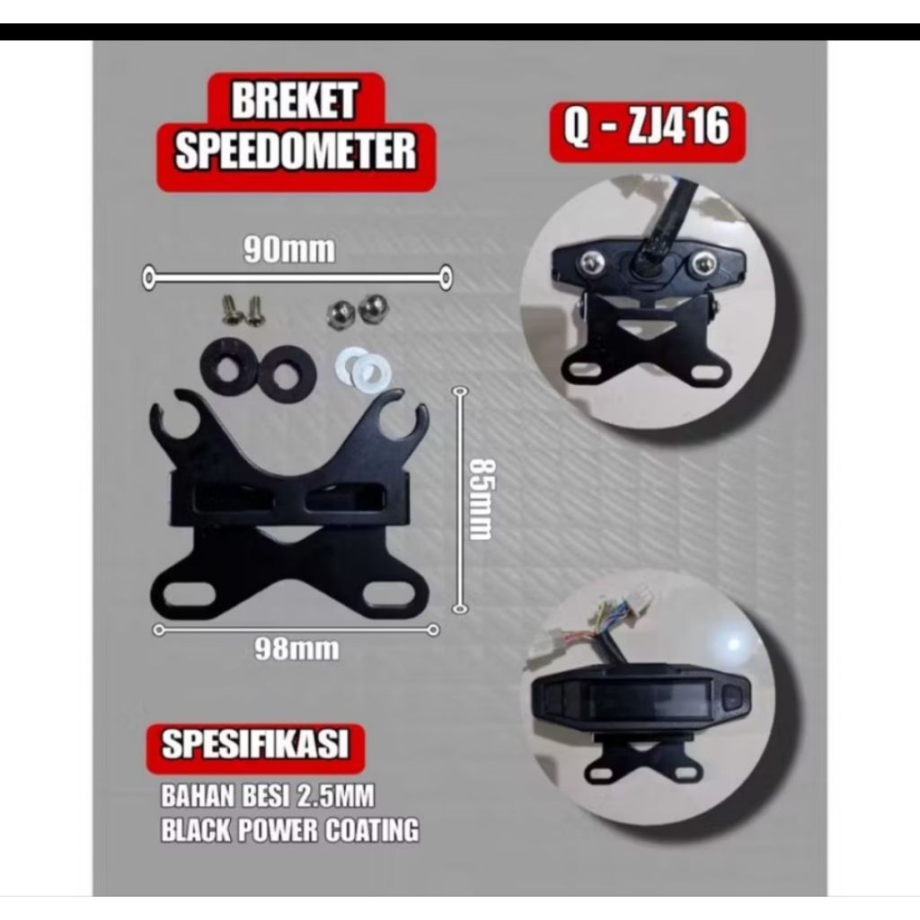 breket dudukan speedometer koso KTM RX2N RX3N BABON universal