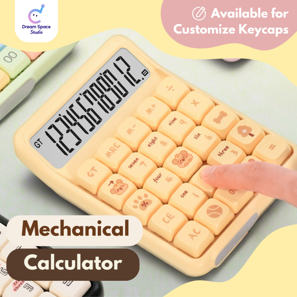 

Dreamspace Studio Mechanical Kalkulator Portable mini cute